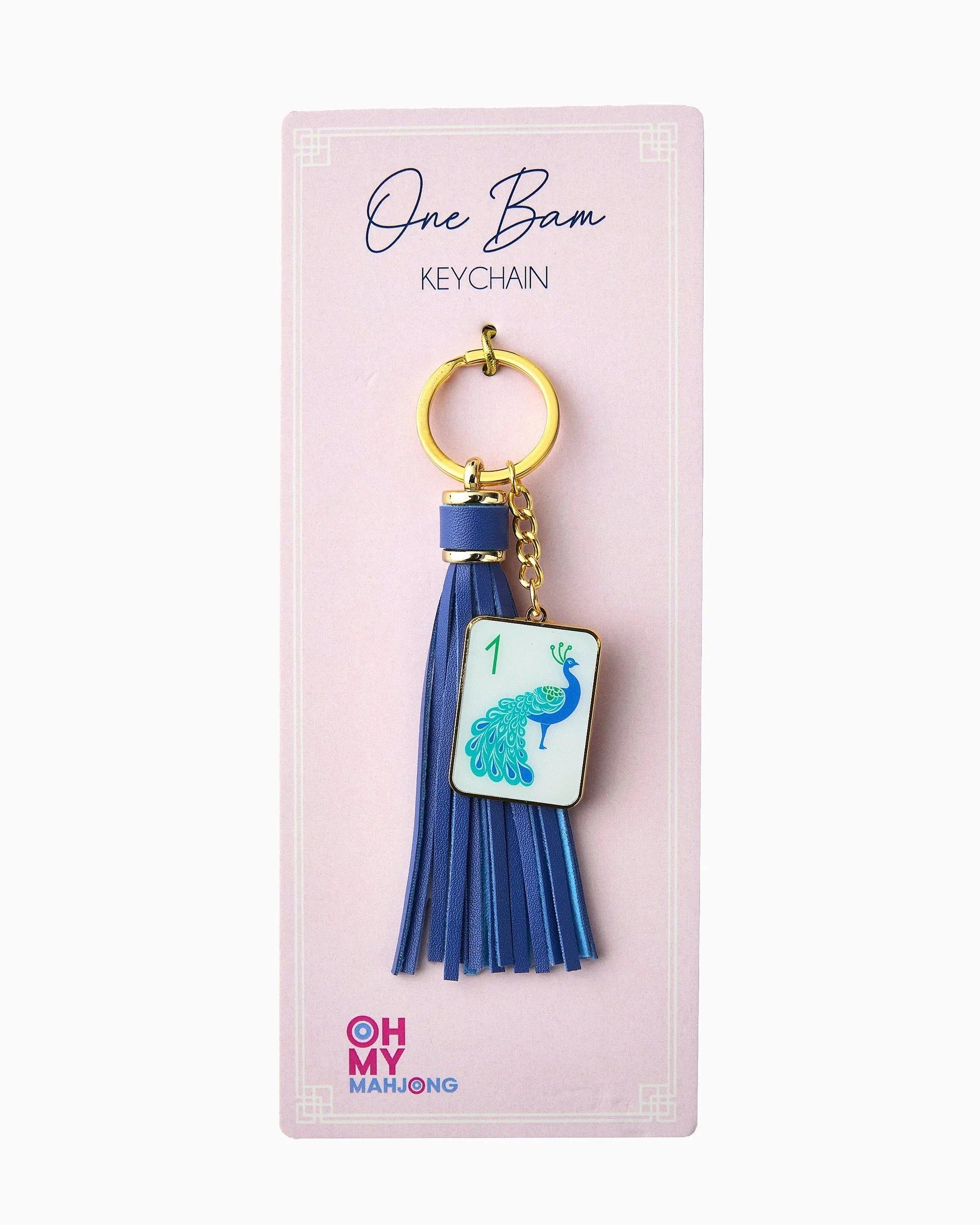 One Bam Keychain Bag Charms Oh My Mahjong 