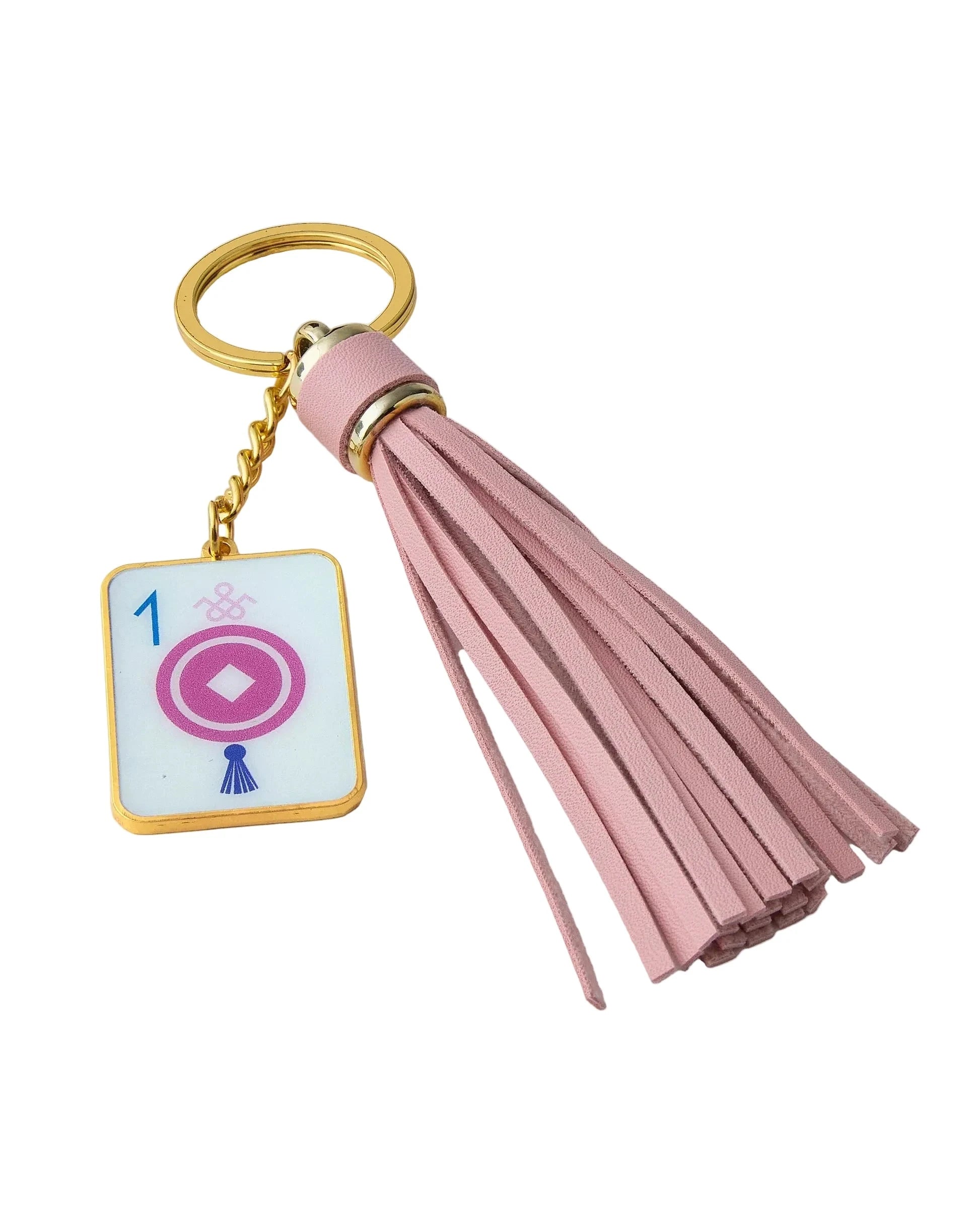 One Dot Keychain Bag Charms Oh My Mahjong 