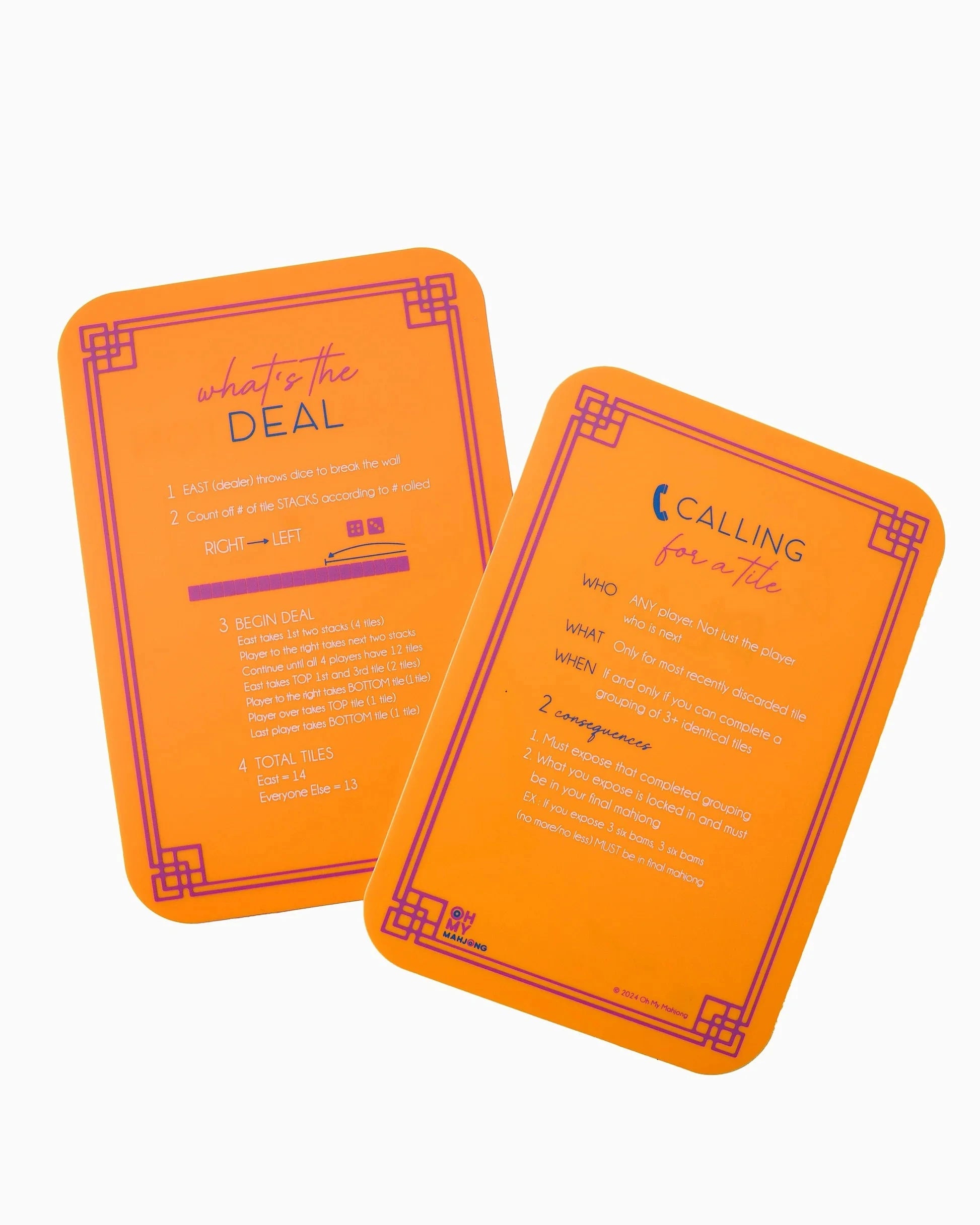 Orange Shuffler Home Decor - Games Oh My Mahjong 