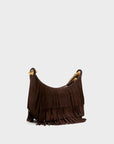 Fringe Fortune Shoulder Bag Espresso Hobo & Shoulder Veronica Beard 