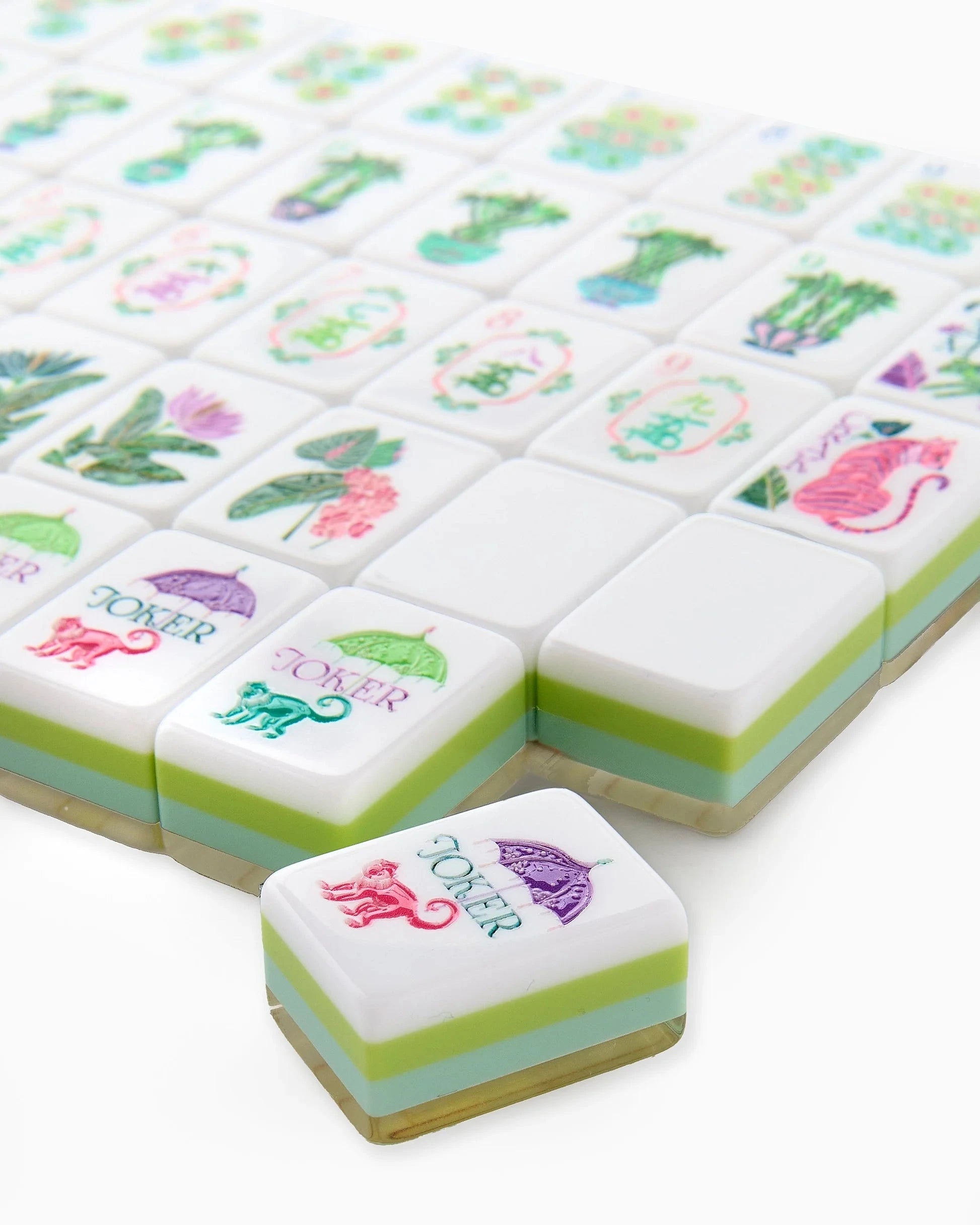 Palm Royale Mahjong Tiles Home Decor - Games Oh My Mahjong 