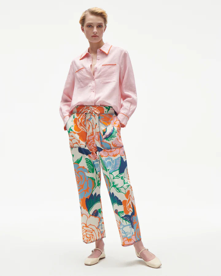 Jolie Pant Rose Garden Multi Pants - Trousers Figue 