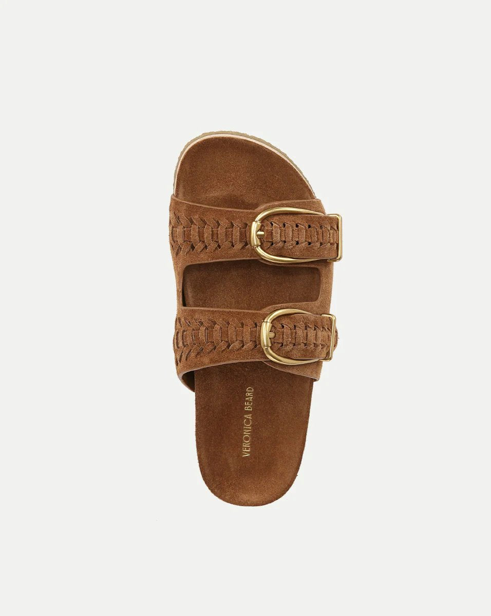 Paige Buckle Sandal Hazelwood Shoes - Sandals - Flat Sandals Veronica Beard - Shoes 