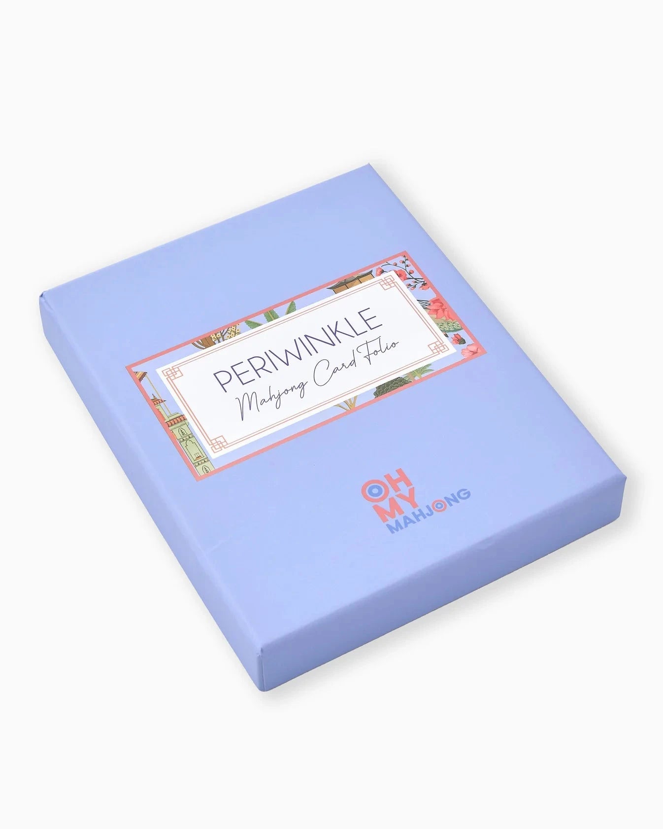 Periwinkle Mahjong Card Folio Home Decor - Games Oh My Mahjong 