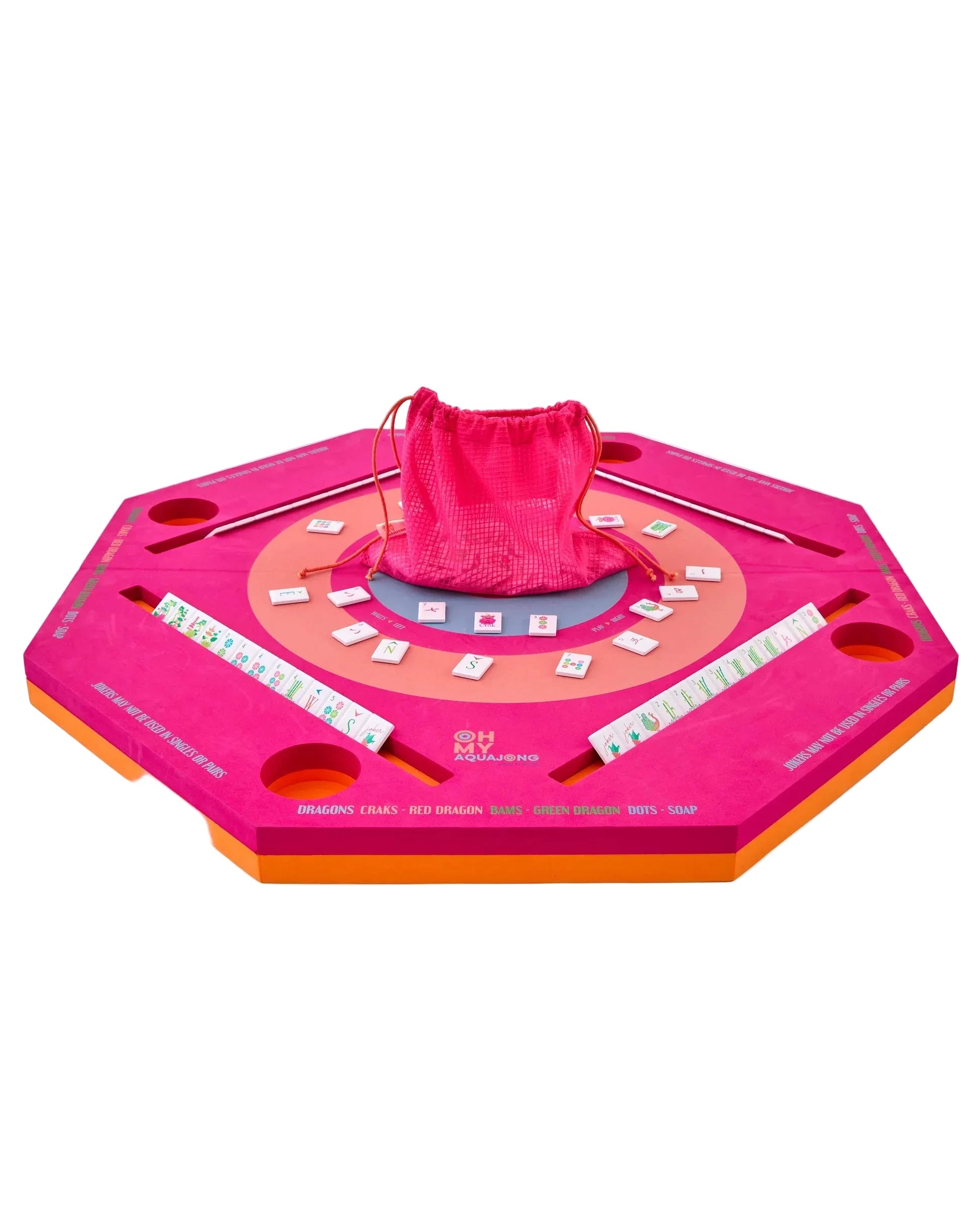Aqua Jong Pool Mat Pink
