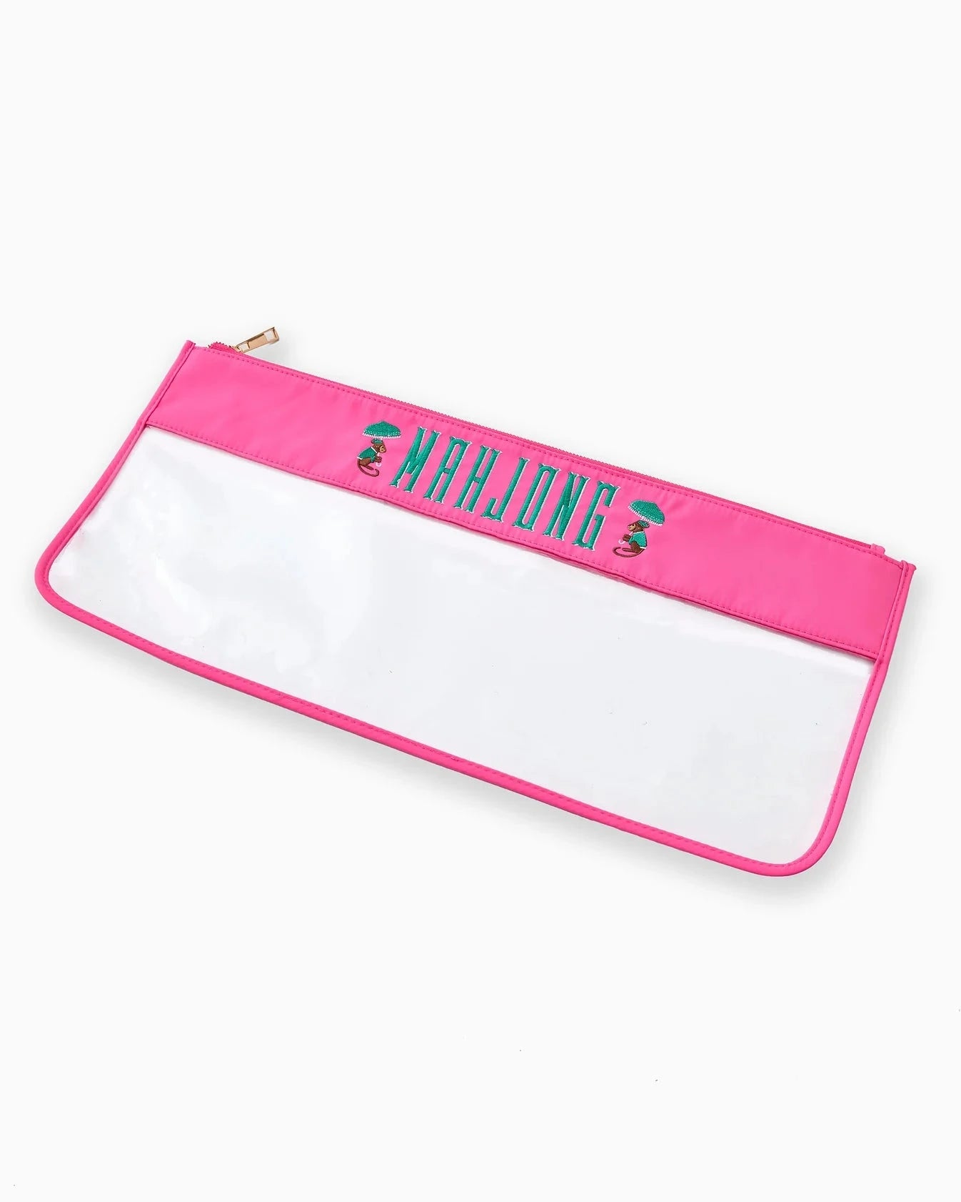 Pink Monkey Mahjong Bag Tote & Satchel Oh My Mahjong 