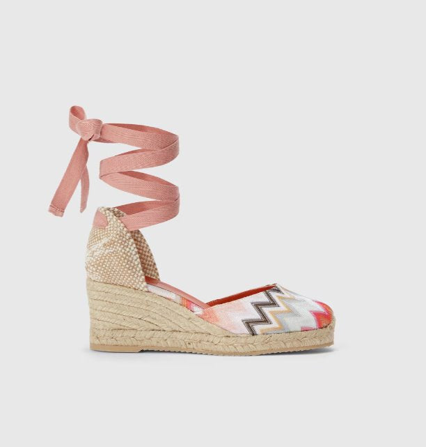 Eva 60 Wave Pink Wedges - Wedge Missoni 