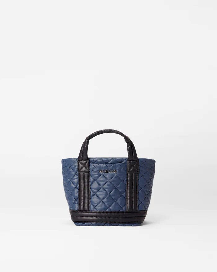 Empire Tote Mini Navy/ Black Handbags - Tote & Satchel MZ Wallace 