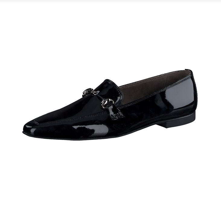 Tracey Soft Patent Black Shoes - Flats - Loafer Paul Green 