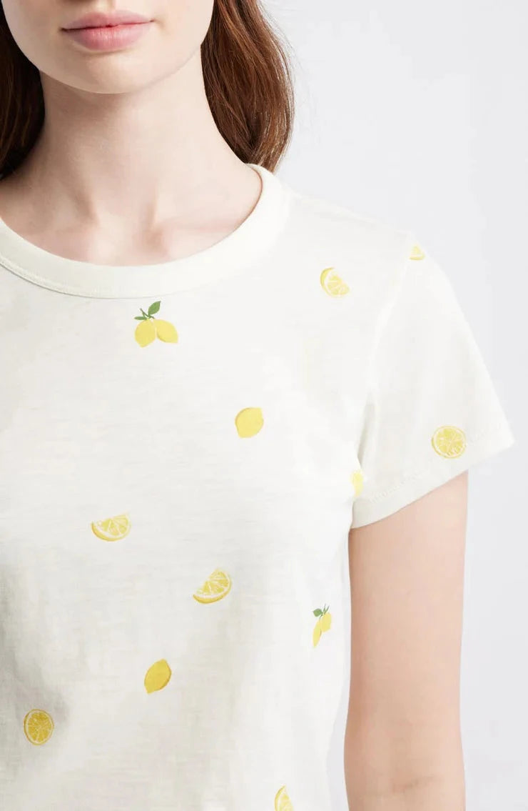 All Over Baby Lemon Tee Bone Tops - Tees rag & bone 