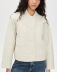 Margot Quilted Jacket Plain Tan Jackets rag & bone 