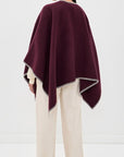 Ingrid Poncho Burgundy Outerwear - Cape rag & bone 