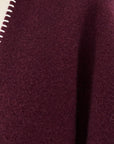 Ingrid Poncho Burgundy Outerwear - Cape rag & bone 