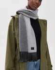 Brooke Fringe Scarf Pearl Grey Multi Scarves rag & bone 
