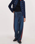 Miramar Drawcord Track Pant Nolita Track Stripe Pants - Sweatpants rag & bone 