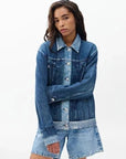 Miramar Oversized Combo Trucker Jacket Dark Indigo Jackets rag & bone 