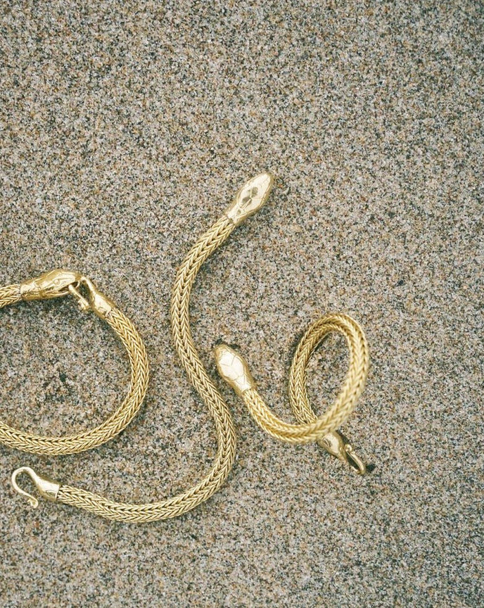 Serpent Bracelet Small Gold