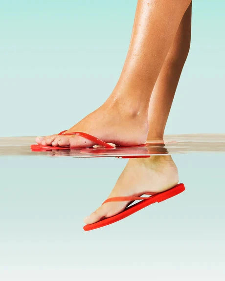 Aqua Flipflops Sol Red Sandals - Flip Flops Tkees 