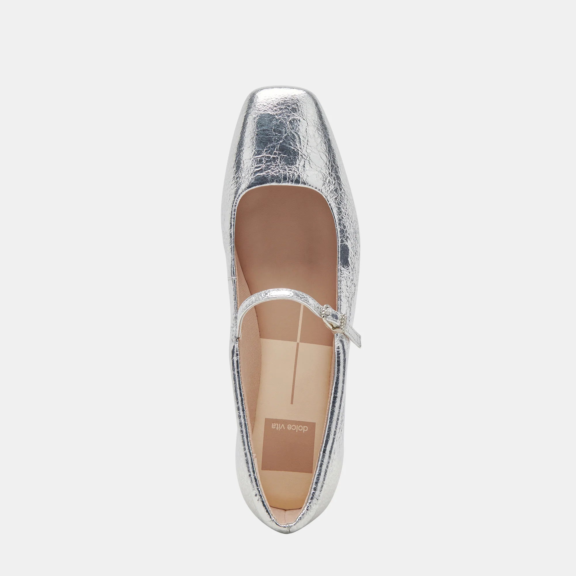 Reyes Ballet Flats Silver Shoes - Flats - Ballet Dolce Vita 