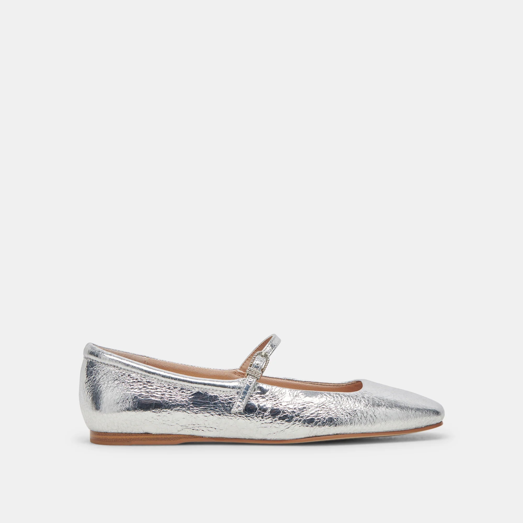 Reyes Ballet Flats Silver Shoes - Flats - Ballet Dolce Vita 