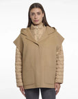 Helen Cape Jacket Camel Outerwear - Longsleeve Rino & Pelle 