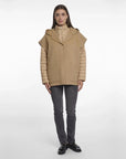 Helen Cape Jacket Camel Outerwear - Longsleeve Rino & Pelle 