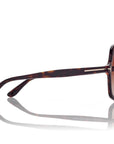 Rosemin Sunglasses Dark Havana Accessories - Sunglasses Tom Ford 
