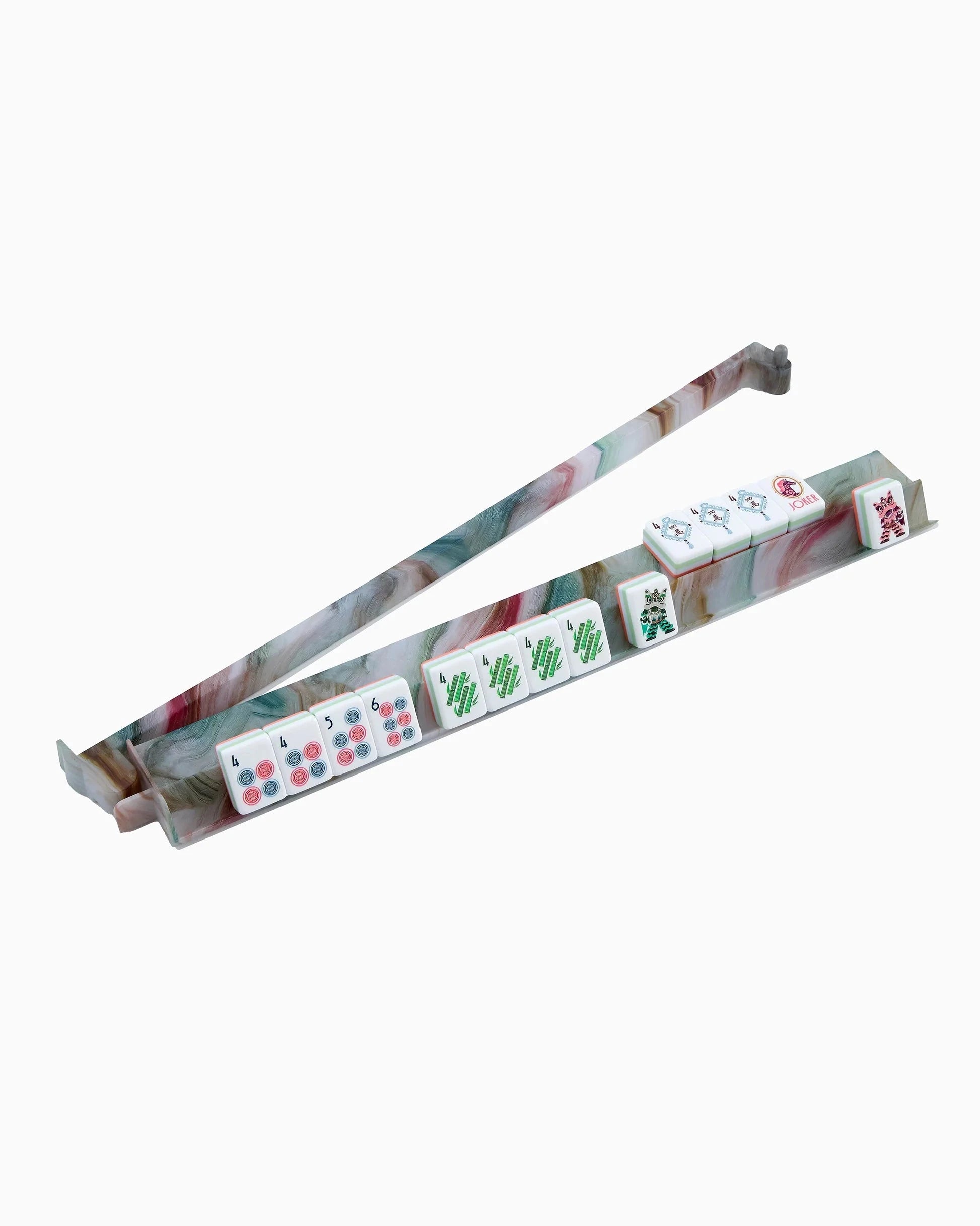 Rack And Pushers Set Sandstone Home Decor - Games Oh My Mahjong 