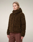 Nadege Puffer Jacket Soil Brown Outerwear - Longsleeve Save The Duck 