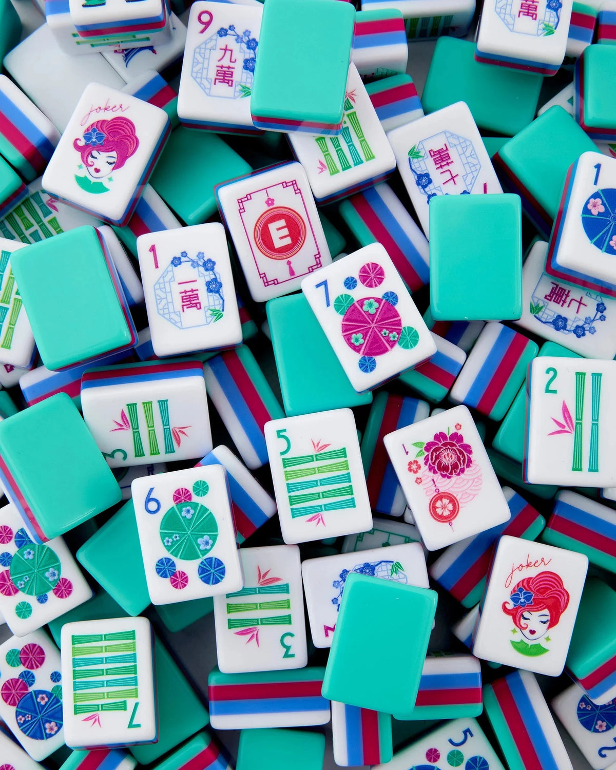 Seabreeze Mahjong Tiles Home Decor - Games Oh My Mahjong 