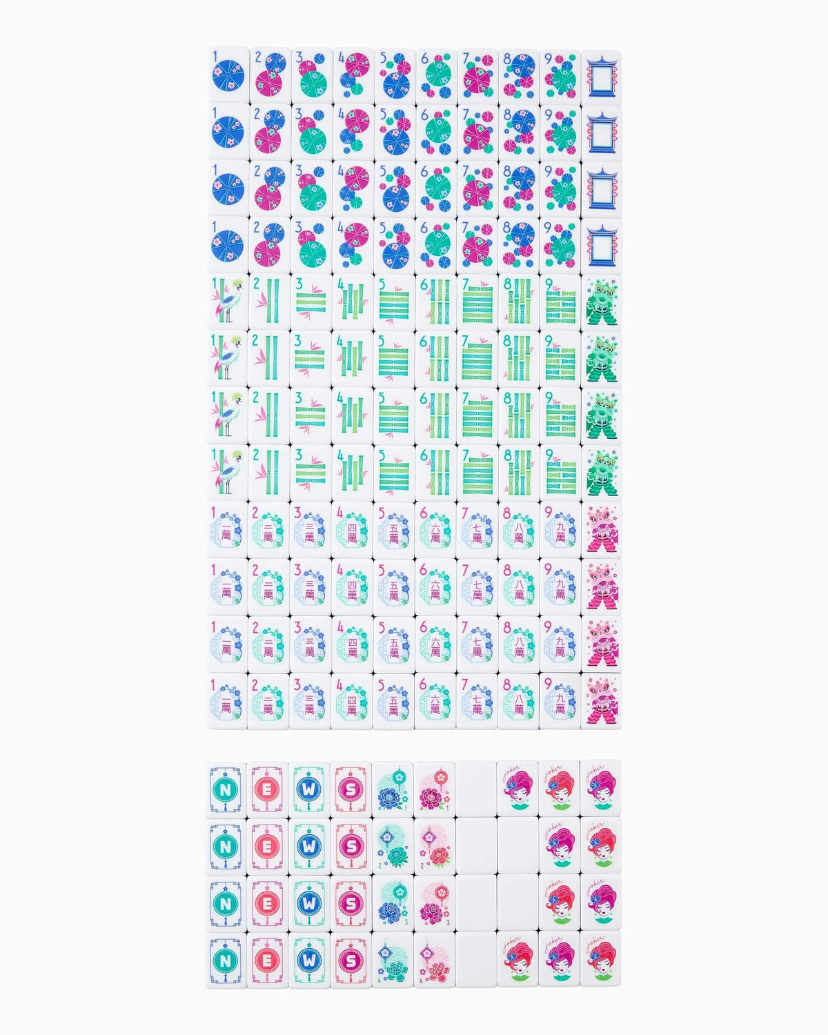 Seabreeze Mahjong Tiles Home Decor - Games Oh My Mahjong 