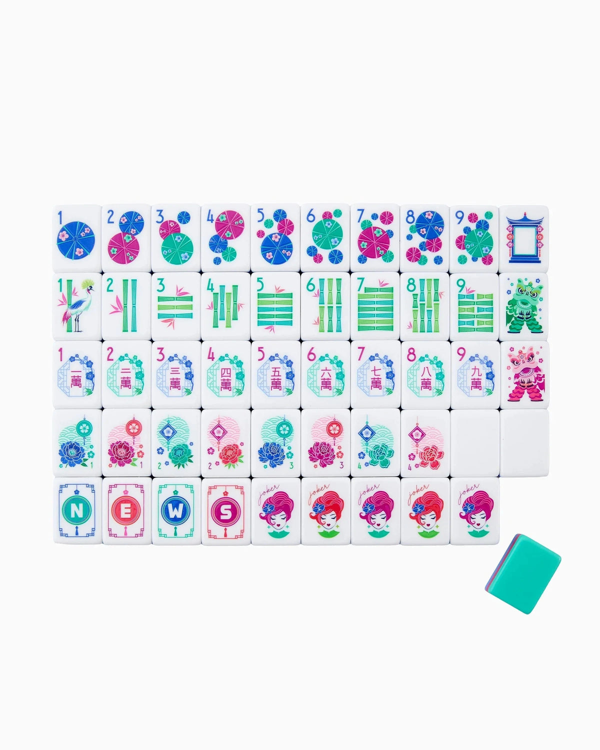 Seabreeze Mahjong Tiles Home Decor - Games Oh My Mahjong 