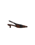 Jenny Calf Hair Slingback Cacao Multi Pumps - Low Simkhai 