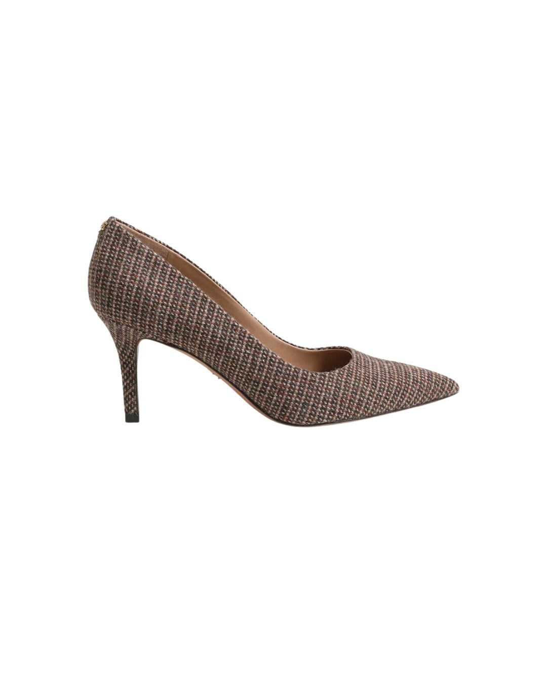 Vienna Pointed Toe Heel Pecan Tweed Sandals - Heeled Sandals Sam Edelman 