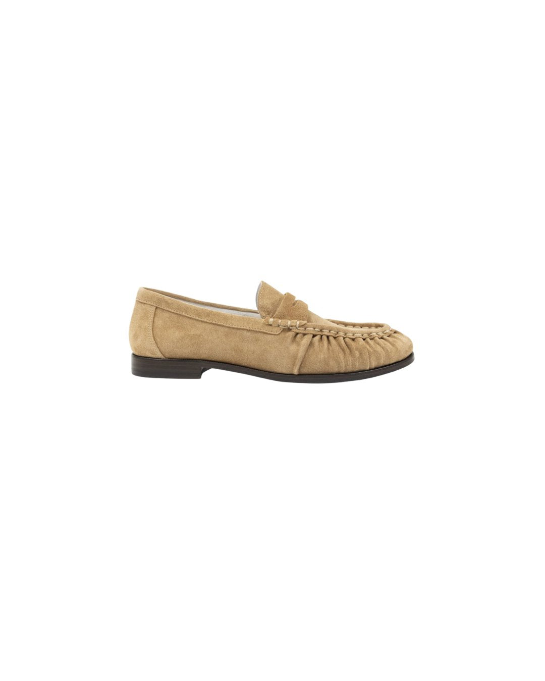 Dover Loafer Ginger Suede Flats - Loafer Oncept 