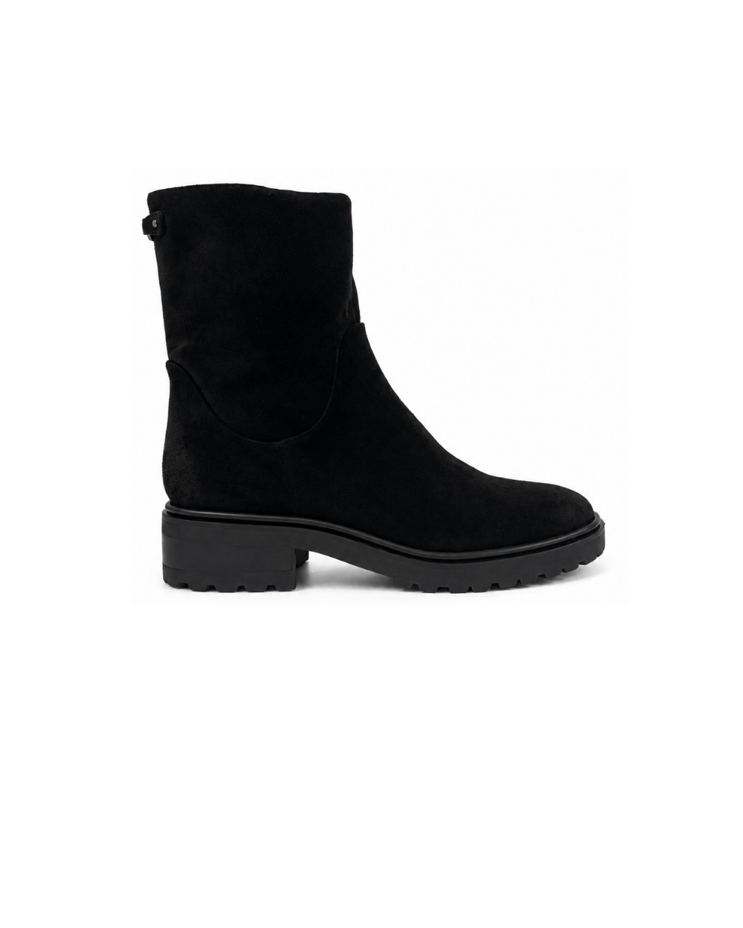 Sky Suede Ankle Boot Black