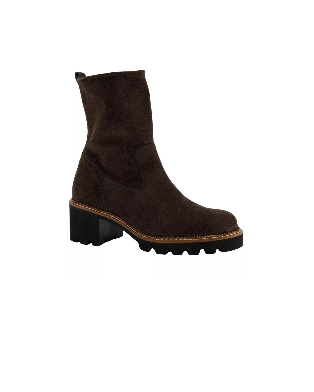 Wanda Boot Mocca Soft Suede Boots - Booties Paul Green 