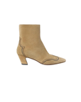 Aspen Embroidered Heel Ankle Boot Sand