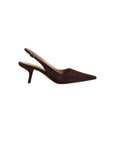 Bianca Sling Back Pump Suede Cafe Nior Sandals - Heeled Sandals Sam Edelman 