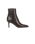 Lisa 70mm Pointed Toe Bootie Leather Python Espresso