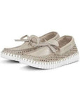 Tulip Metallic Loafer Silver Flats - Loafer Ilse Jacobsen 