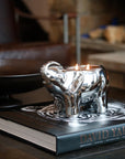 Silver Elephant Candle Candles & Diffusers - Candles Thompson Ferrier 