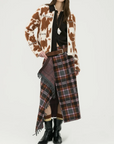 Tartan Wrap Skirt Sprinkle Combo