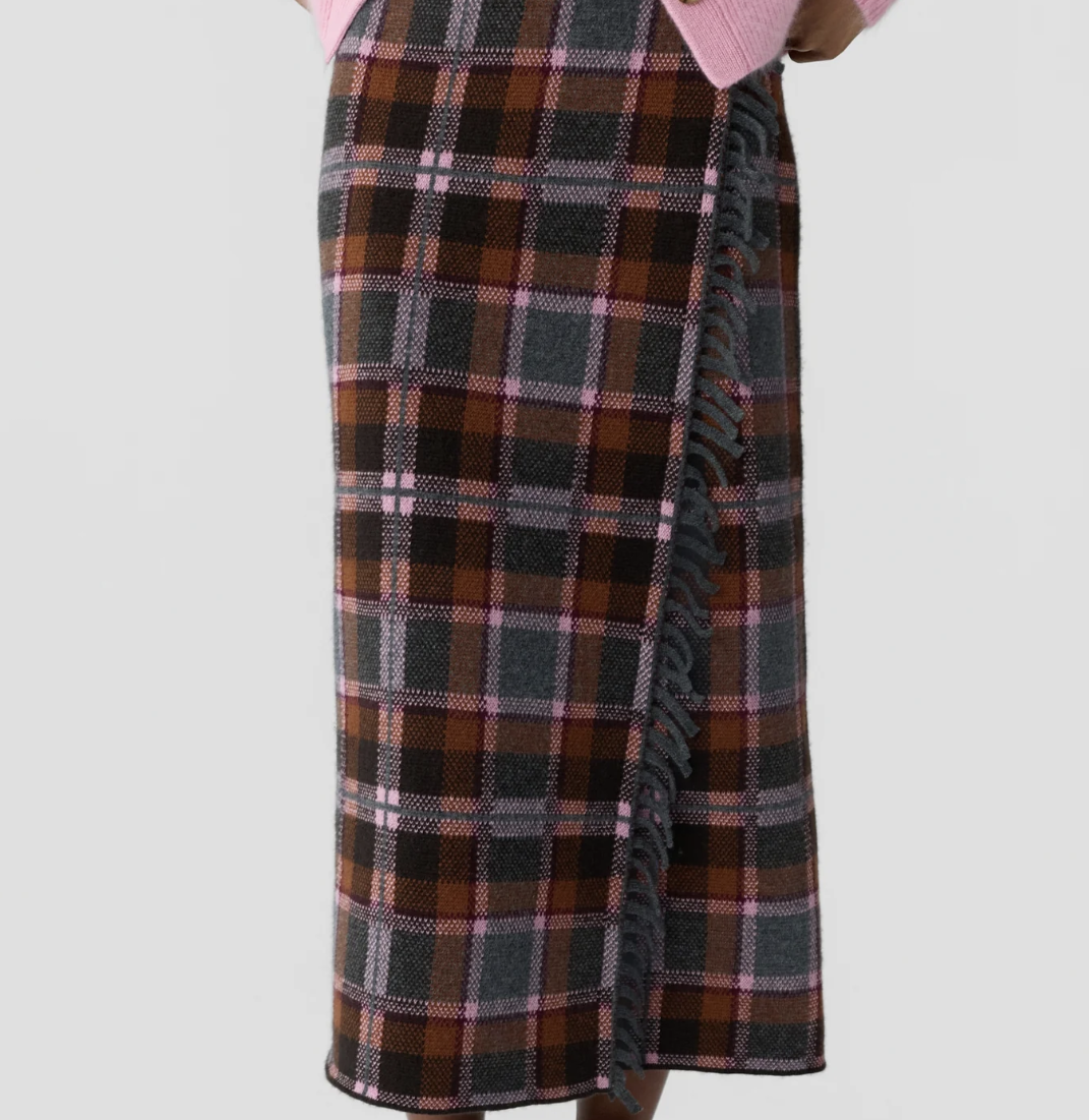 Tartan Wrap Skirt Sprinkle Combo