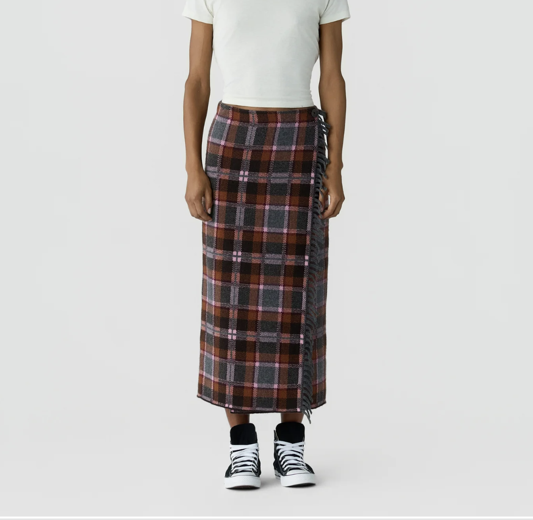 Tartan Wrap Skirt Sprinkle Combo