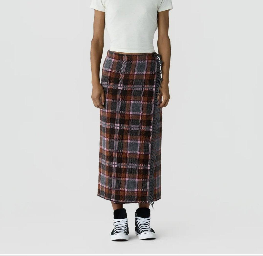 Tartan Wrap Skirt Sprinkle Combo Skirts - Midi Guest in Residence 