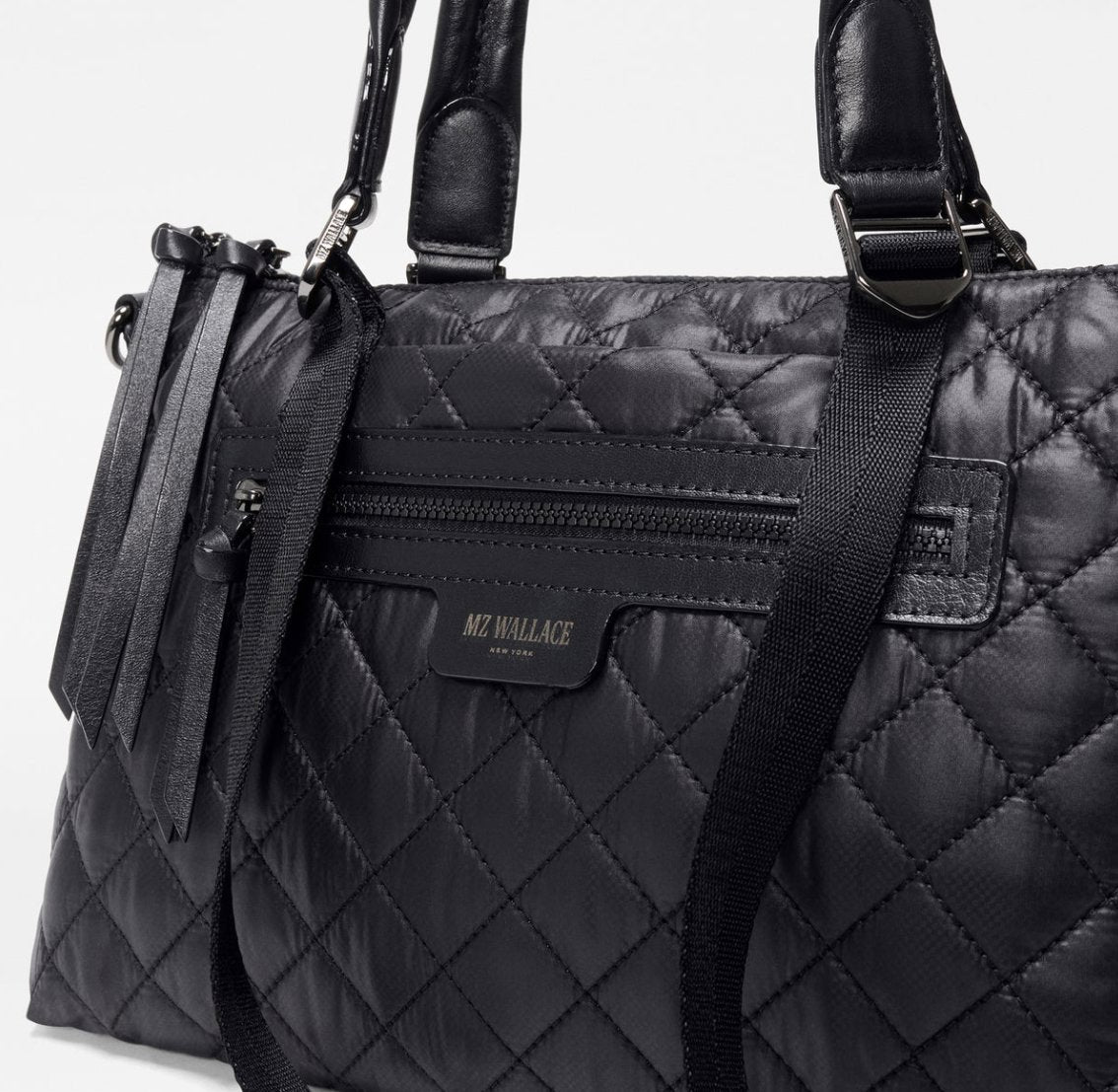 Small Park Satchel Black Hobo & Shoulder MZ Wallace 