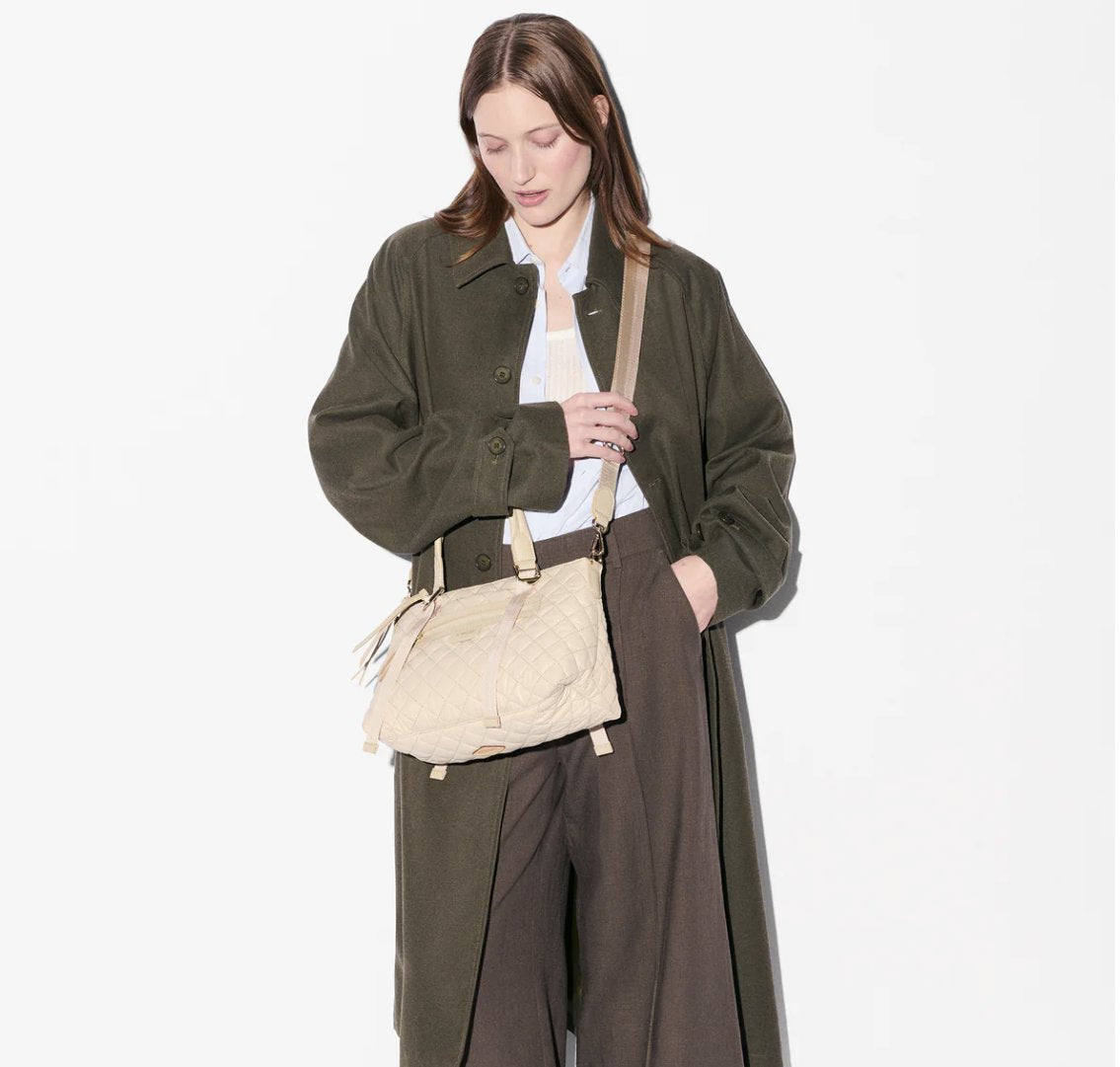 Small Park Satchel Buff Hobo & Shoulder MZ Wallace 