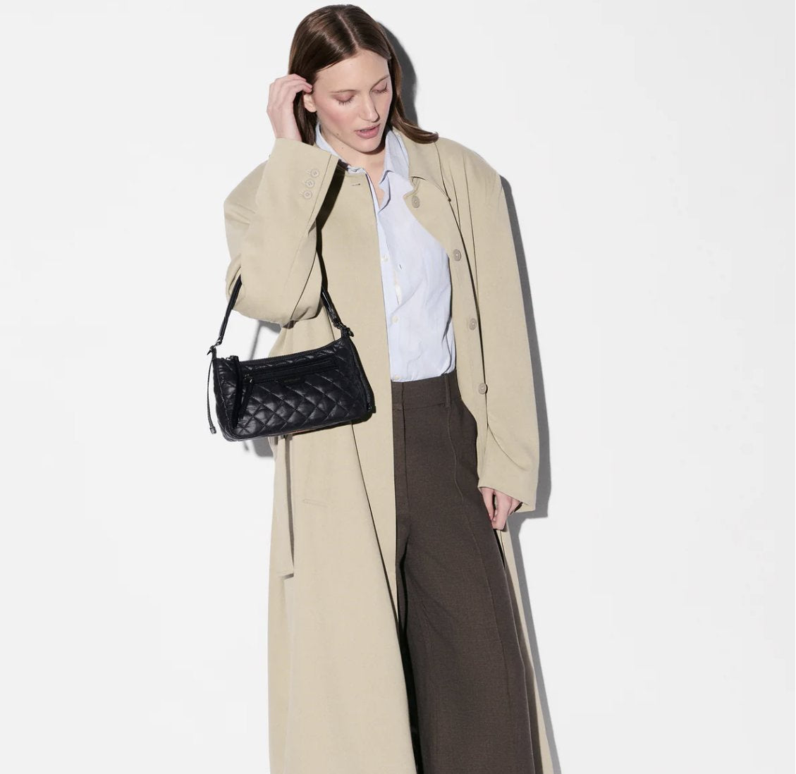 Small Park Shoulder Bag Black Hobo & Shoulder MZ Wallace 