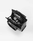 Micro Woven Box Tote Camel/ Black Handbags - Crossbody MZ Wallace 
